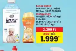 Interspar Lenor öblítő / illatgyöngy ajánlat