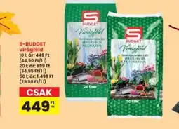 Interspar S-Budget virágföld ajánlat