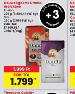 Interspar Douwe Egberts Omnia őrölt kávé ajánlat