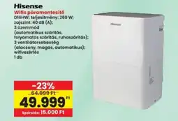 Interspar Hisense Wifis páramentesítő ajánlat