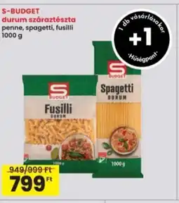 Interspar S-BUDGET durum száraztészta ajánlat