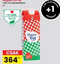 Interspar Magyar ESL tej ajánlat