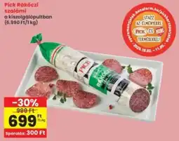Interspar Pick Rákóczi szalámi ajánlat