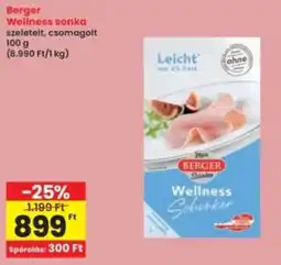 Interspar Berger Wellness sonka ajánlat