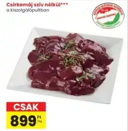 Interspar Csirkemáj szív nélkül ajánlat