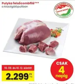 Interspar Pulyka felsőcombfilé ajánlat