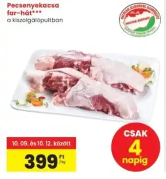 Interspar Pecsenyekacsa far-hát ajánlat