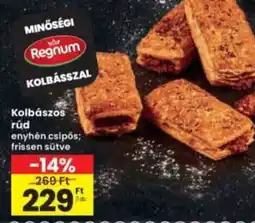 Interspar Regnum Kolbászos rúd ajánlat