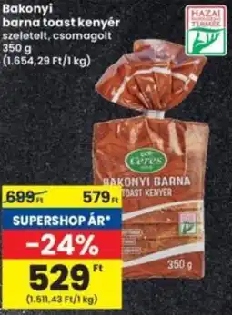 Interspar Bakonyi barna toast kenyér ajánlat