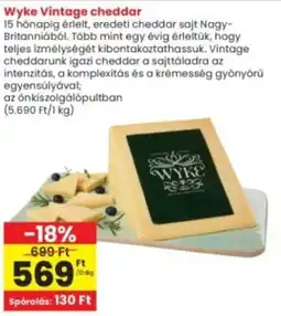 Interspar Wyke Vintage cheddar ajánlat