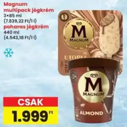 Interspar Magnum multipack jégkrém, poharas jégkrém ajánlat