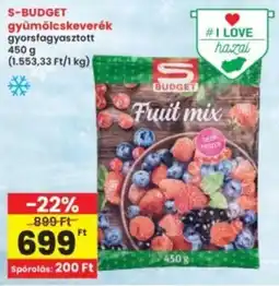 Interspar S-BUDGET gyümölcskeverék ajánlat