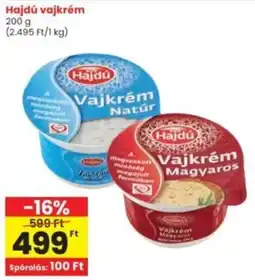 Interspar Hajdú vajkrém ajánlat