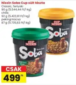 Interspar Nissin Soba Cup sült tészta ajánlat