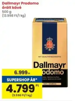Interspar Dallmayr Prodomo örölt kávé ajánlat