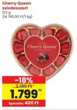 Interspar Cherry Queen szívdesszert ajánlat