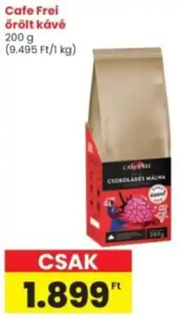 Interspar Cafe Frei örölt kávé ajánlat