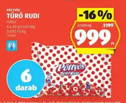 ALDI PÖTTYÖS Túró Rudi ajánlat