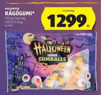 ALDI Halloween Rágógumi ajánlat