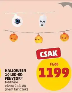 PENNY HALLOWEEN 10 LED-ED FÉNYSOR ajánlat