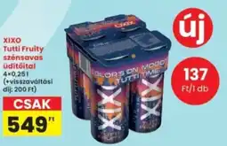 Interspar XIXO Tutti Fruity szénsavas üdítőital ajánlat