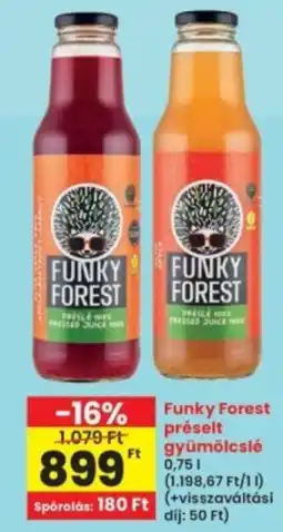 Interspar Funky Forest préselt gyümölcslé ajánlat