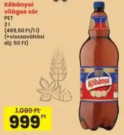 Interspar Kőbányai világos sör ajánlat