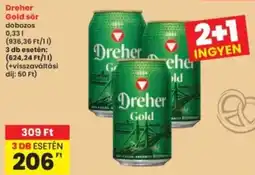 Interspar Dreher Gold sör ajánlat