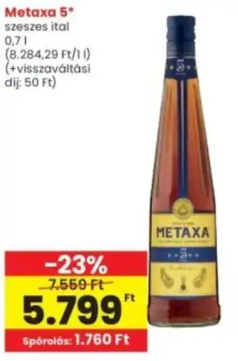 Interspar Metaxa 5 ajánlat