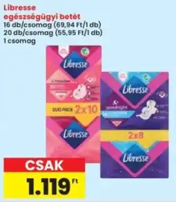 Interspar Libresse egészségügyi betét ajánlat