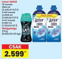 Interspar Lenor öblítő ajánlat