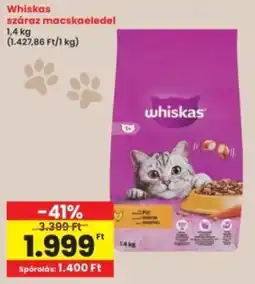 Interspar Whiskas száraz macskaeledel ajánlat