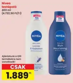 Interspar Nivea testápoló ajánlat