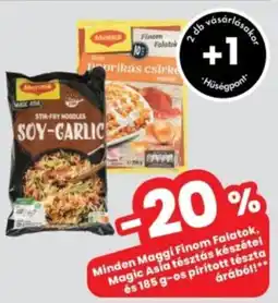Interspar Maggi Finom Falatok, Magic Asia tésztás készétel ajánlat