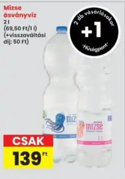 Interspar Mizse ásványvíz ajánlat