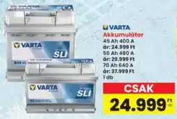 Interspar VARTA Akkumulátor 45 Ah ajánlat