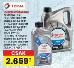 Interspar Quartz motorolaj ajánlat