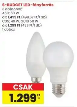 Interspar S-BUDGET LED-fényforrás ajánlat
