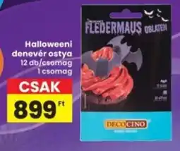 Interspar Halloweeni denevér ostya ajánlat