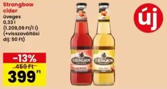 Interspar Strongbow cider ajánlat
