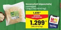 Interspar Savanyított káposztafej ajánlat