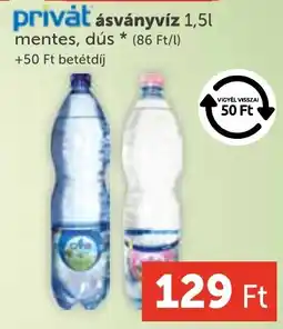 PRIVÁT Privȧt ásványvíz ajánlat