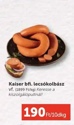 PRIVÁT Kaiser bfi. lecsókolbász ajánlat