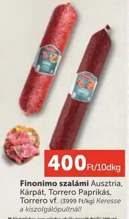 PRIVÁT Finonimo szalámi ajánlat