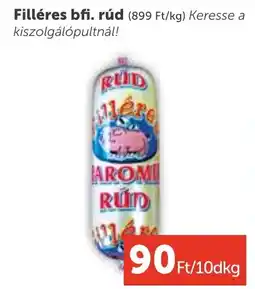 PRIVÁT Filléres bfi. rúd ajánlat