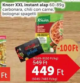 PRIVÁT Knorr XXL instant alap ajánlat