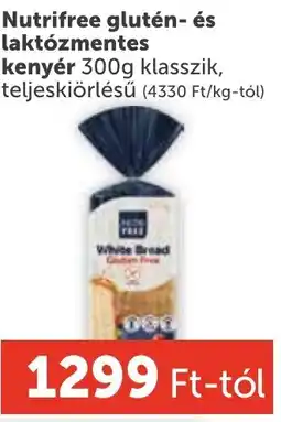 PRIVÁT Nutrifree glutén- és laktózmentes kenyér ajánlat
