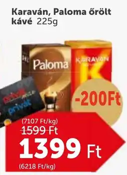 PRIVÁT Karaván, Paloma őrölt kávé ajánlat