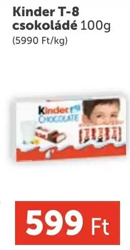 PRIVÁT Kinder T-8 csokoládé ajánlat