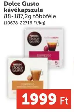 PRIVÁT Dolce Gusto kávékapszula ajánlat
